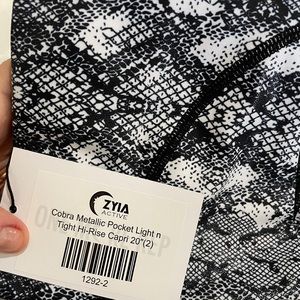 ZYIA Cobra Metallic Leggings